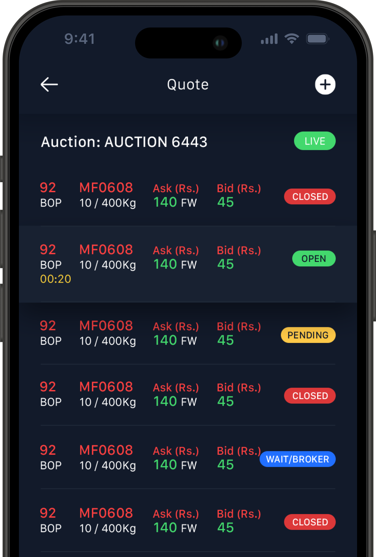 SmartAuction mobile auction